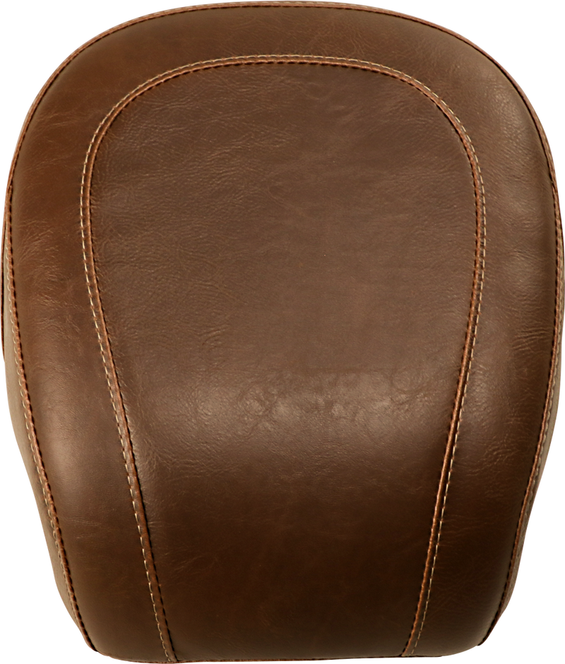 MUSTANG Vintage Wide Tripper™ Rear Seat - Smooth - Brown - Street Bob '18-'21