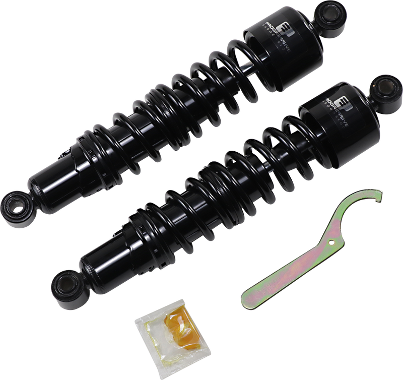 PROGRESSIVE SUSPENSION 412 Series Shock - 14" - Standard - Black - FXD 412 - '99-'17 DYNA