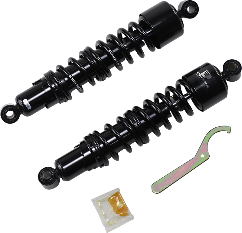 PROGRESSIVE SUSPENSION 412 Series Shock - 14" - Heavy Duty - Black - FXD 412 - '99-'17 DYNA