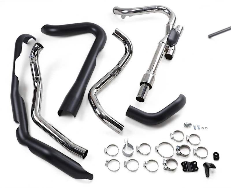 COBRA Dual Bung Headpipes - Black