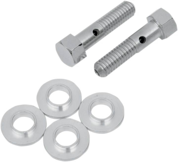 DRAG SPECIALTIES Breather Bolts - Chrome - Twin Cam - 3/8"-16