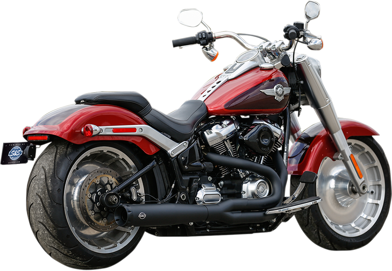 S&S CYCLE 2:1 Exhaust for M8 Softail - Black