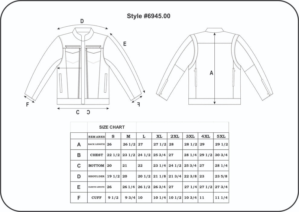 UNIK LEATHER - Mens Ultra Leather Jacket