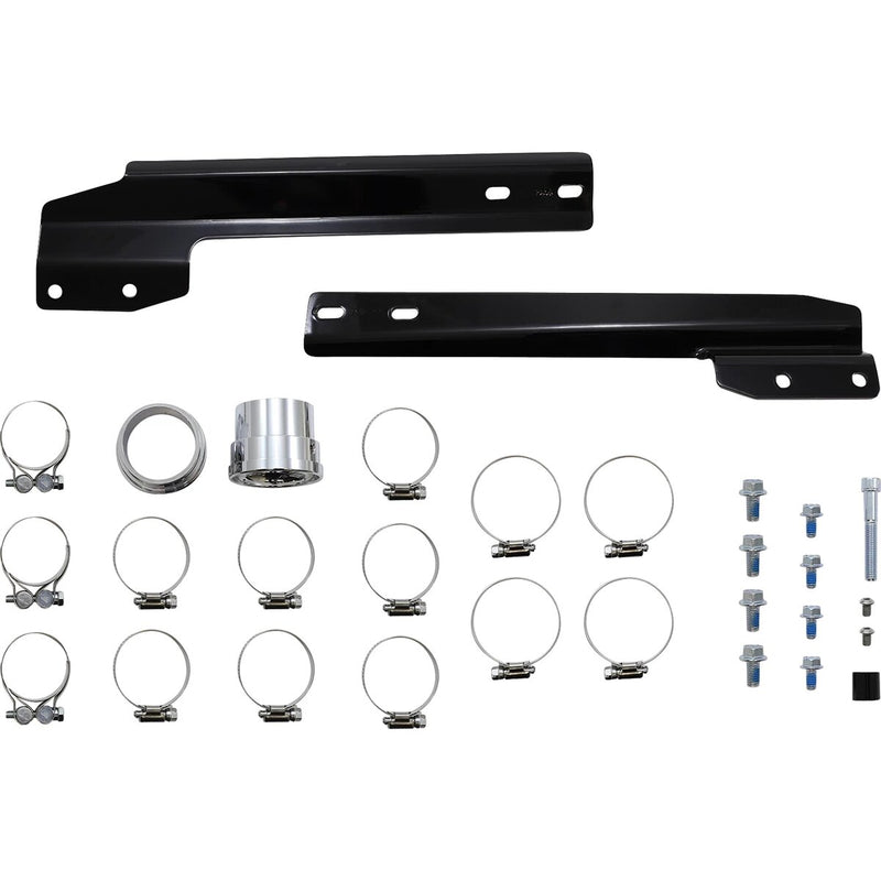 COBRA Bad Hombre Dual Exhaust System - Billet Tip - Chrome - '97-'06 Softail