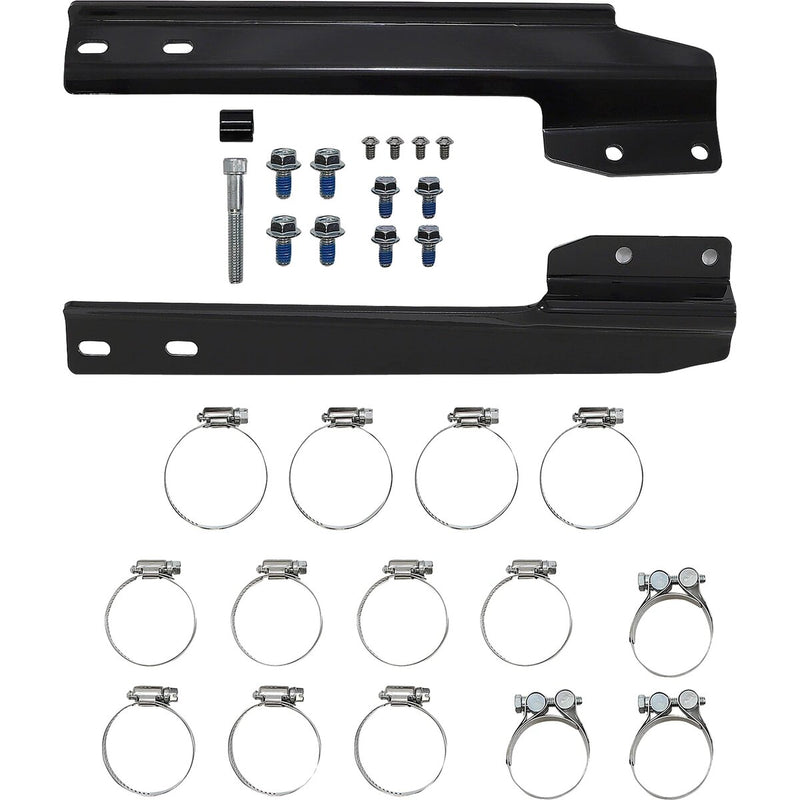 COBRA Bad Hombre Dual Exhaust System - Fishtail - Chrome - '97-'06 Softail