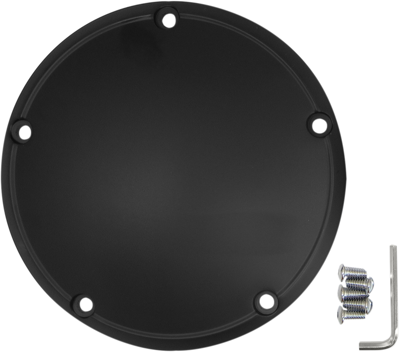 DRAG SPECIALTIES Replacement Domed Derby Cover - Satin Black