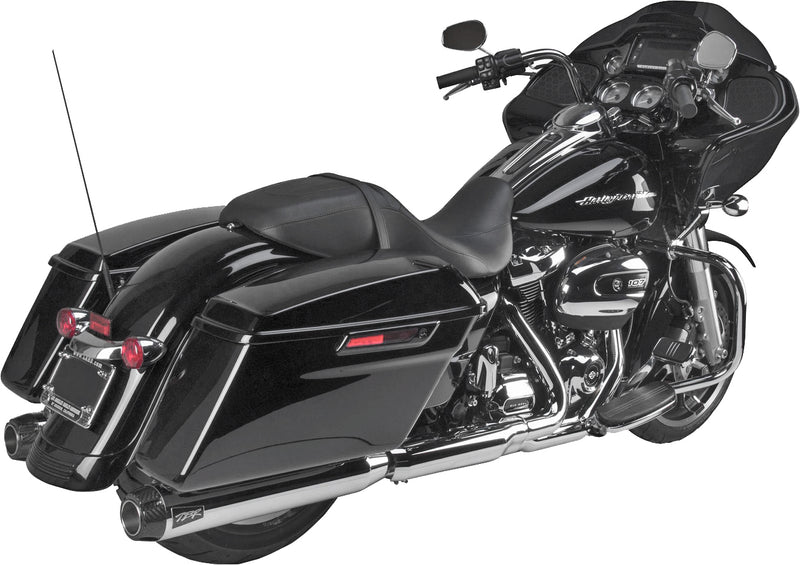 TBR - Comp S Slip On Touring M8 Chrome W/Carbon End Cap