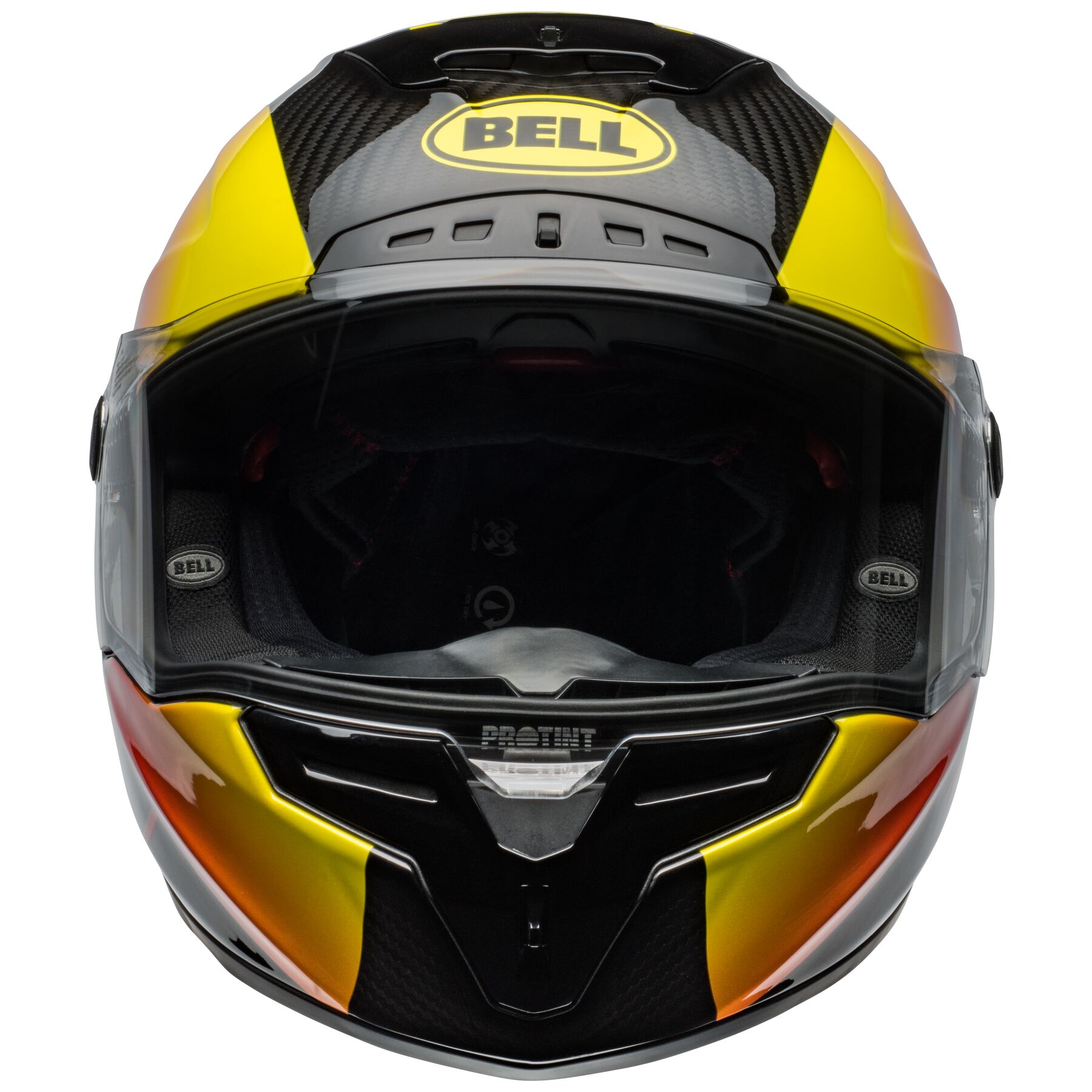 BELL Racestar DLX Flex Offset Helmet Black/Red — Lifestyle Cycles