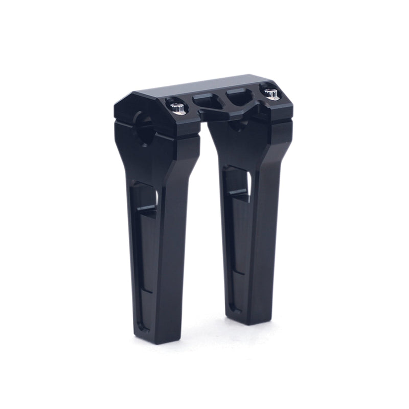 LA CHOPPERS PERFORMANCE RISERS - STRAIGHT (BLACK) - 1.25" Clamping