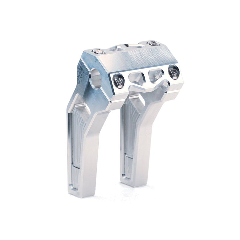 LA CHOPPERS PERFORMANCE RISERS - PULL BACK (RAW) - 1" Clamping