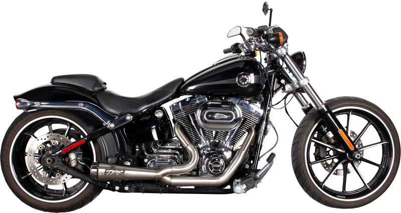 TBR Comp S 2in1 Carbon Tip Stainless  - '00-17 SOFTAIL