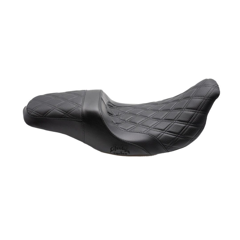 LIFESTYLE CYCLES - Performer Seat Touring Carbon - Black Stitch - Touring '08-'23