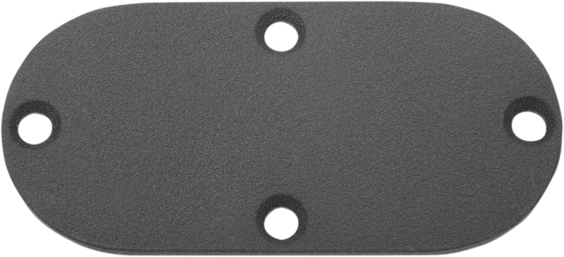 DRAG SPECIALTIES Replacement Primary Chain Inspection Cover - Wrinkle Black