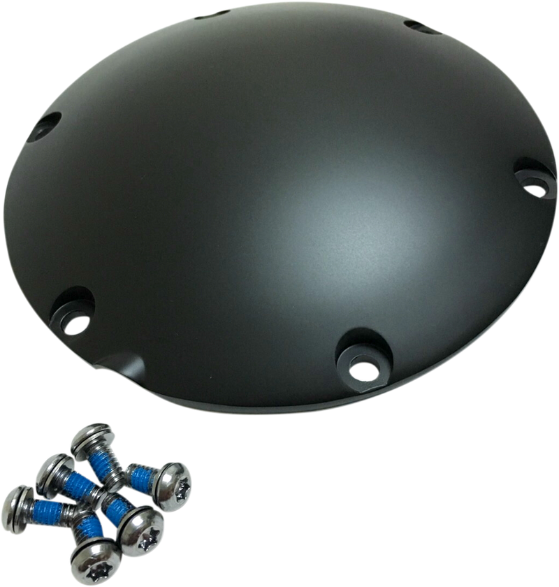 DRAG SPECIALTIES Replacement Domed Derby Cover - Satin Black