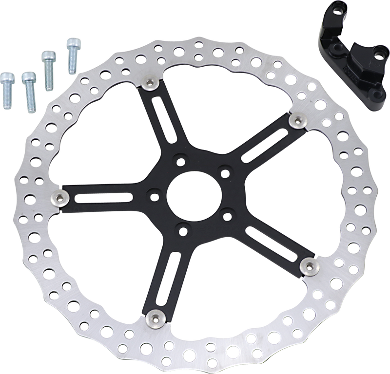 ARLEN NESS Jagged Floating Left Front Brake Rotor - 15" - FXLR/FXBB