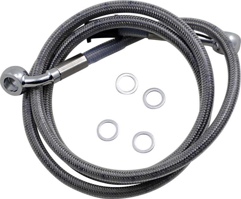 DRAG SPECIALTIES Stainless Steel Brake Line Kit - Front (Upper) - XL '18-'21