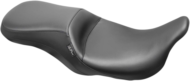 LE PERA Outcast Seat - 2-Up - Without Backrest - Smooth - Black - Touring '08-'23