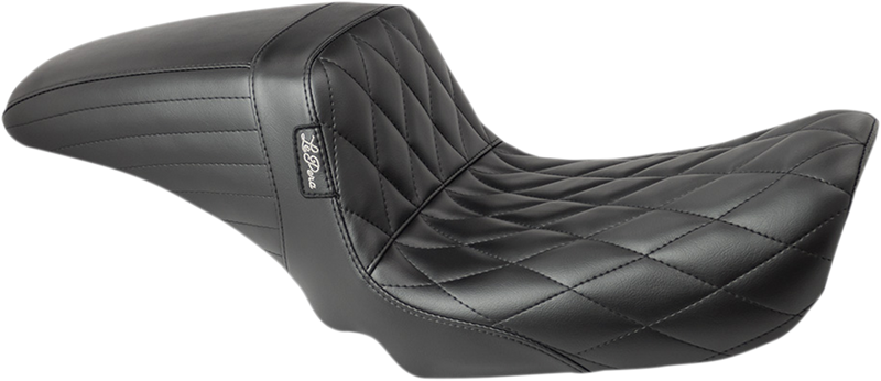 LE PERA Kickflip Seat - Diamond - Black - Dyna '04-'05