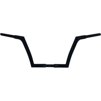 FAT BAGGERS INC. 1-1/4" EZ Install Flat Top Handlebar - 10" - Black
