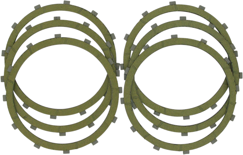DRAG SPECIALTIES Aramid Fiber Clutch Friction Plate Set - 6-Piece
