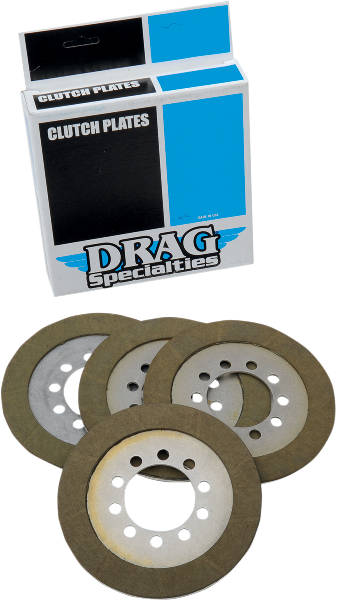 DRAG SPECIALTIES Aramid Fiber Clutch Friction Plate Set - 4-Piece