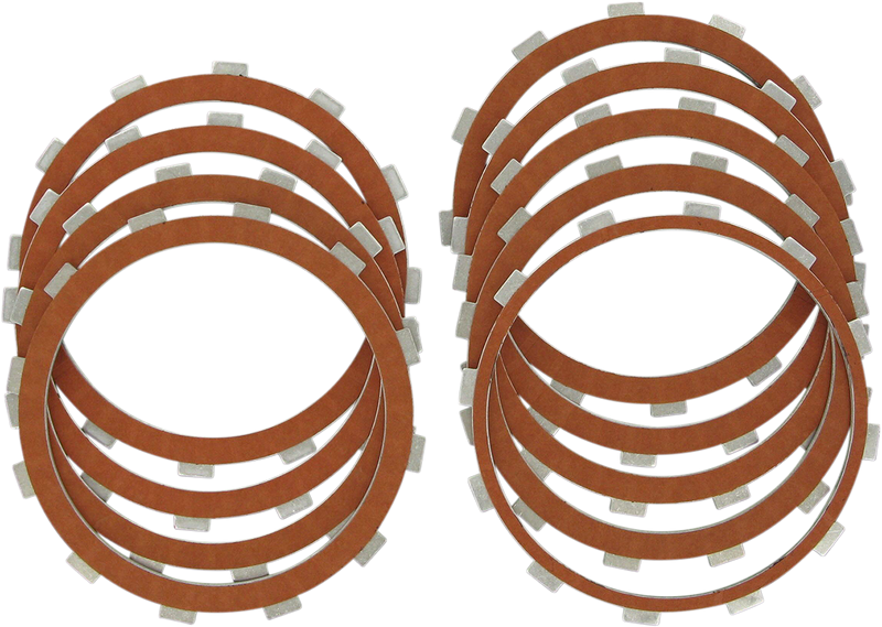 DRAG SPECIALTIES Organic Clutch Friction Plate Set - 9-Piece - Big Twin '98-'17