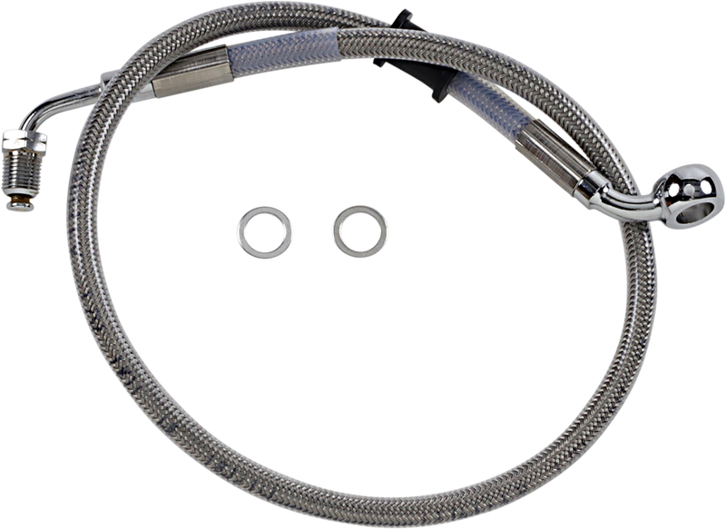 DRAG SPECIALTIES Stainless Steel Brake Line Kit - Front (Upper) - FL '18-'23