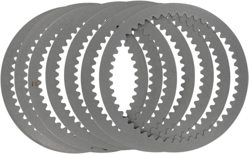 DRAG SPECIALTIES Steel Clutch Plate Set - 7-Piece