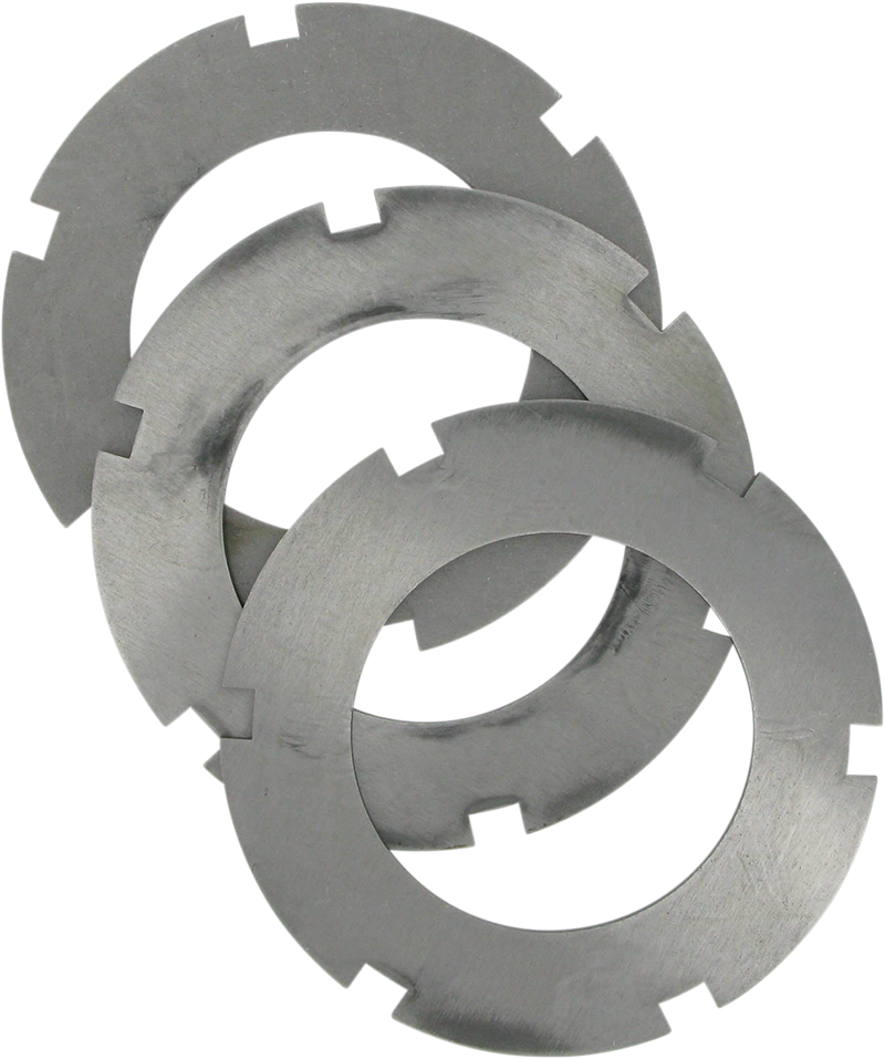 DRAG SPECIALTIES Steel Clutch Plate Set - 3-Piece
