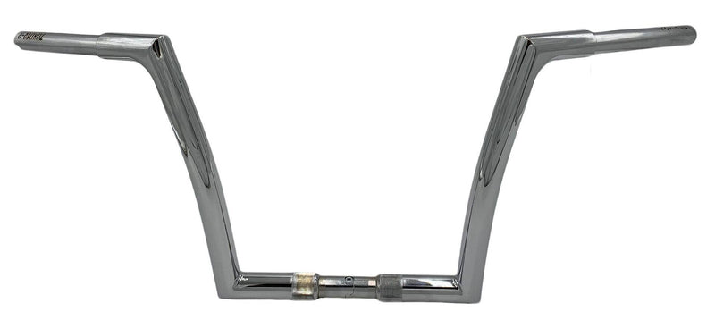 FAT BAGGERS INC. 1-1/4" EZ Install Flat Top Handlebar - 12" - Chrome