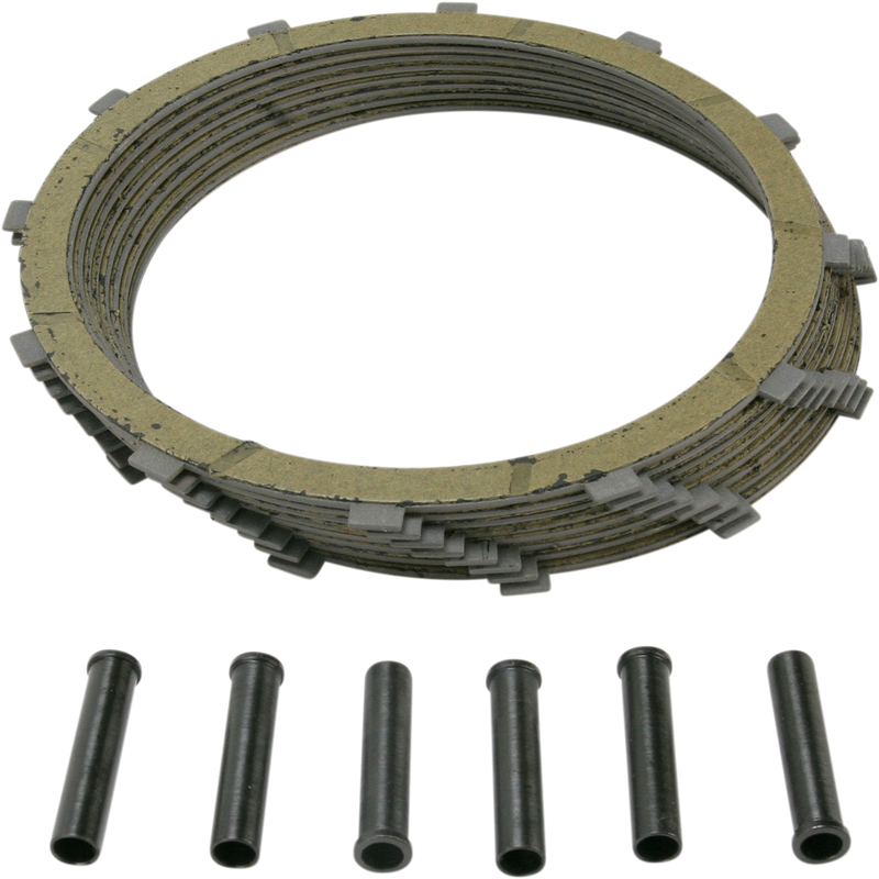 DRAG SPECIALTIES Aramid Fiber Clutch Friction Plate Set - 8-Piece