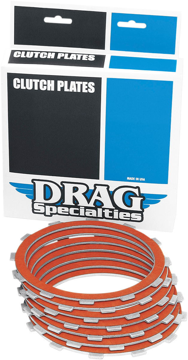 DRAG SPECIALTIES Organic Clutch Friction Plate Set - 7-Piece - XL '84-'90