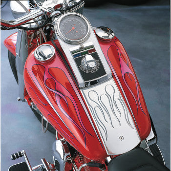 DRAG SPECIALTIES Replacement Dash/Speedometer Housing - Chrome - FL/FX '68-'90