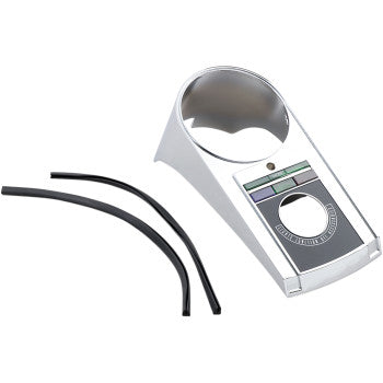 DRAG SPECIALTIES Replacement Dash/Speedometer Housing - Chrome - FL/FX '68-'90
