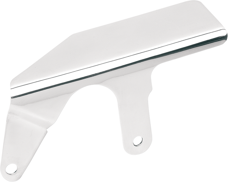 DRAG SPECIALTIES Shorty Upper Belt Guard - Stainless Steel