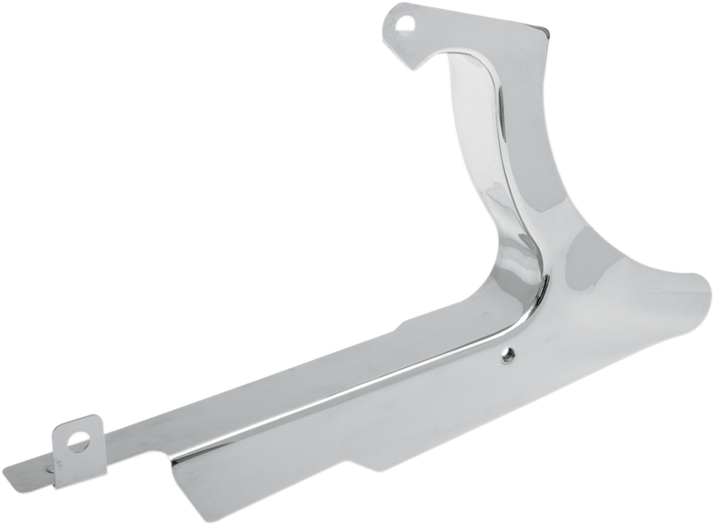 DRAG SPECIALTIES Lower Belt Guard - Chrome - '07-'17 FXST/FLST/FLSTF
