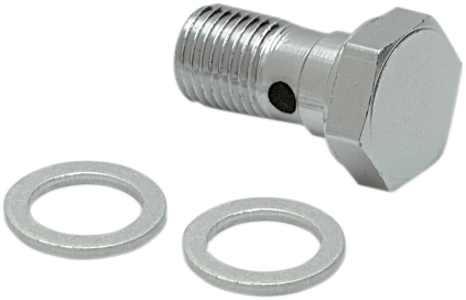 DRAG SPECIALTIES Banjo Bolt - 3/8"-24 x 3/4" Minus Head