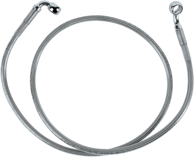 DRAG SPECIALTIES Brake Line - Front (Upper) - Stainless Steel