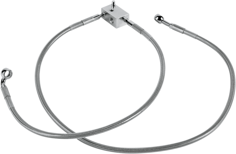 DRAG SPECIALTIES Brake Line - Rear - Stainless Steel