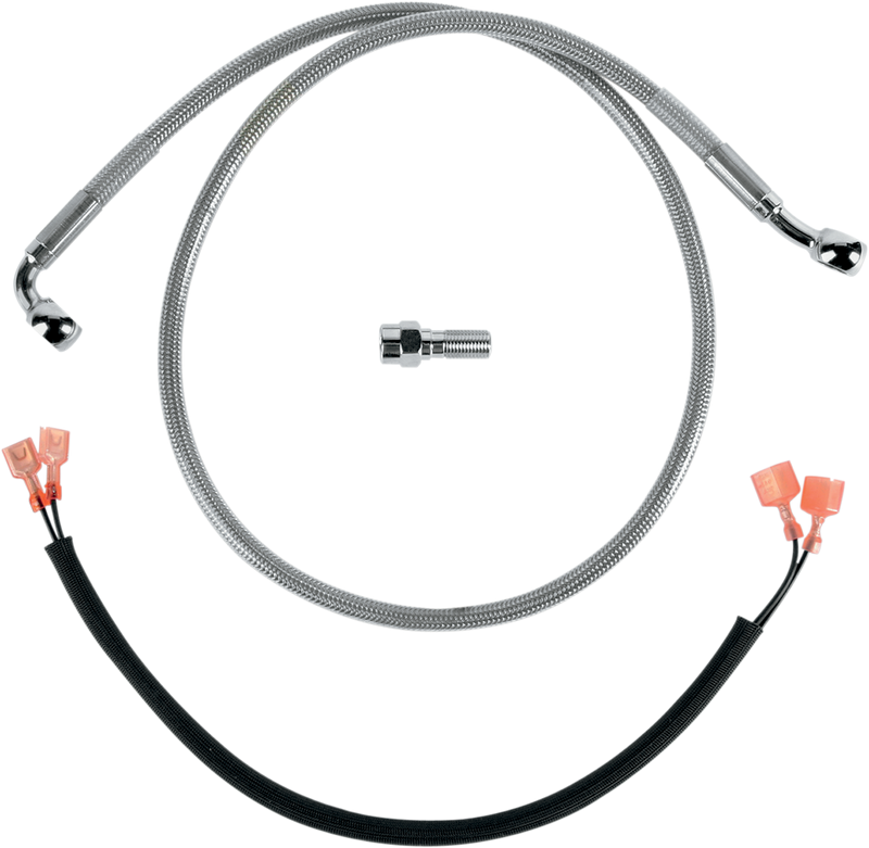 DRAG SPECIALTIES Brake Line - Rear - Stainless Steel