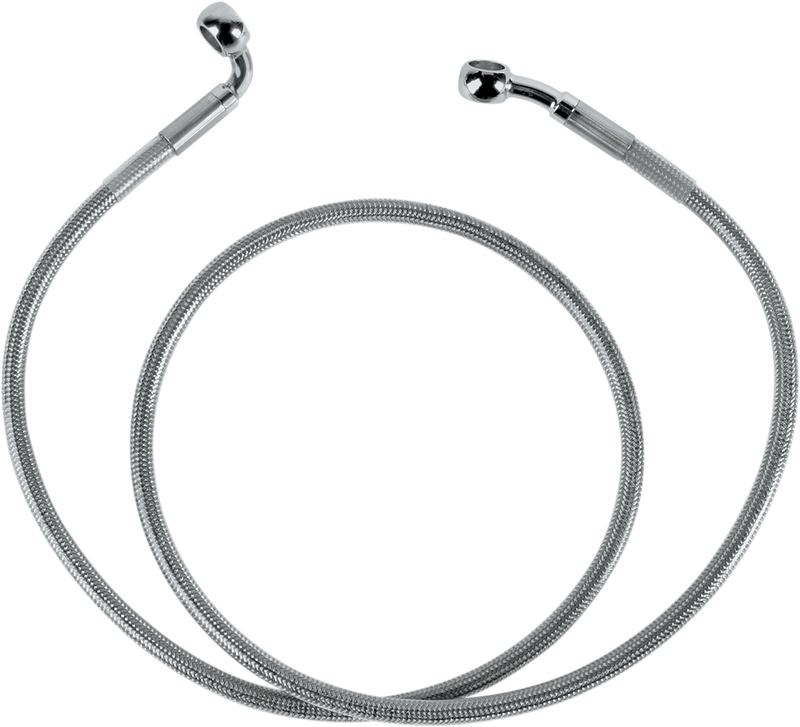 DRAG SPECIALTIES Brake Line - Front (Upper) - Stainless Steel