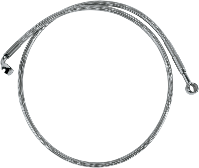 DRAG SPECIALTIES Brake Line - Front (Upper) - Stainless Steel