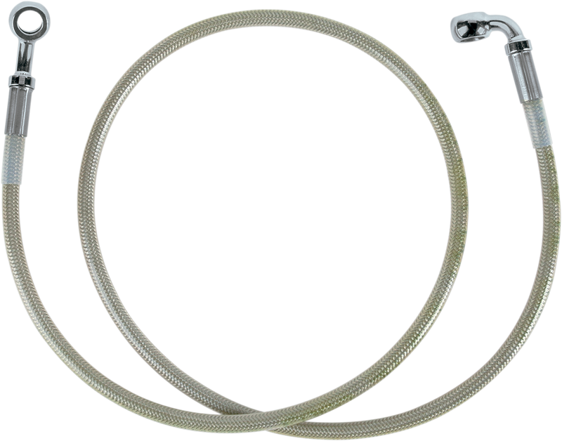 DRAG SPECIALTIES Brake Line - Front (Upper) - Stainless Steel