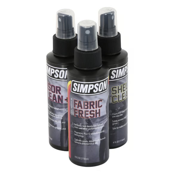 SIMPSON Helmet Care Kit - Clean, Refresh, Protect