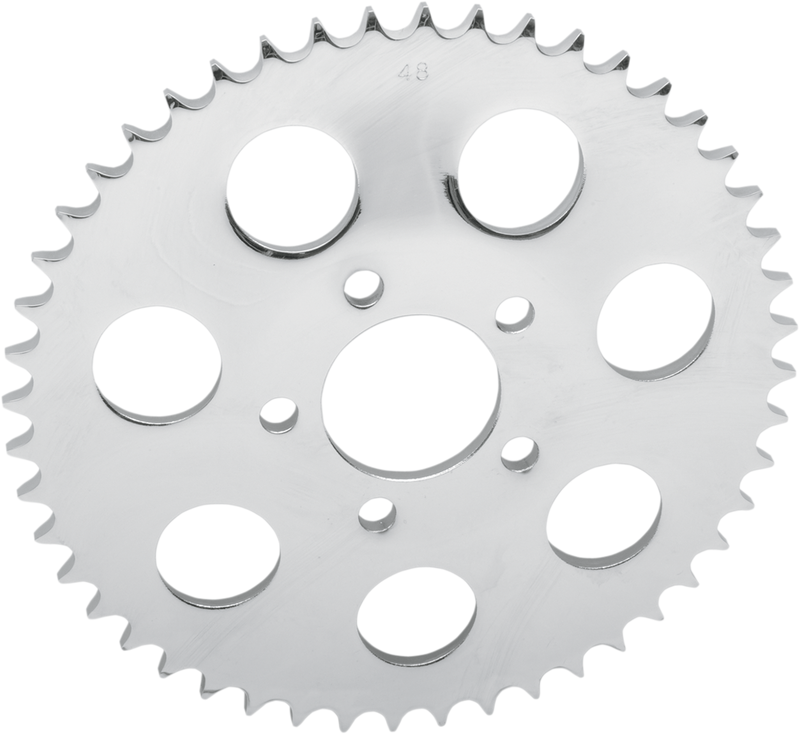 DRAG SPECIALTIES Replacement Steel Dished Rear Sprocket - 51 Tooth - Chrome - 0.23" Offset