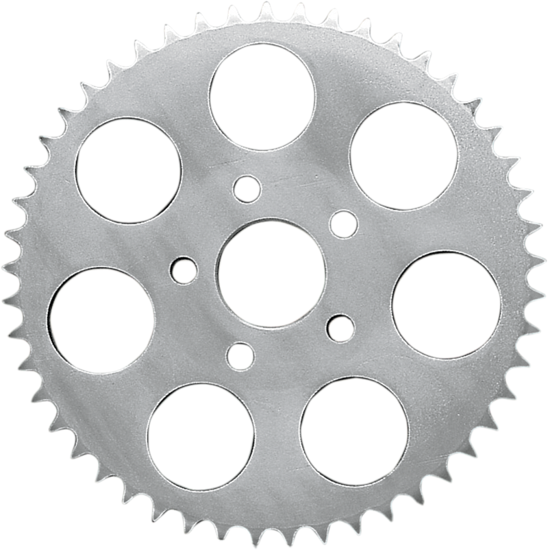 DRAG SPECIALTIES Replacement Steel Rear Sprocket - 51 Tooth - Chrome - Centered Offset