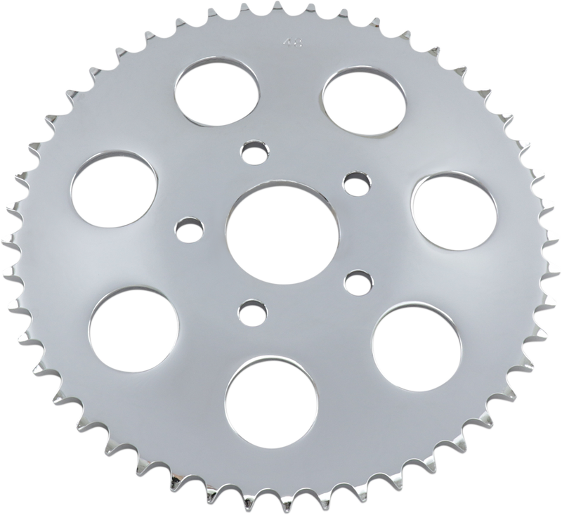 DRAG SPECIALTIES Replacement Steel Rear Sprocket - 48 Tooth - Chrome - 0.23" Offset