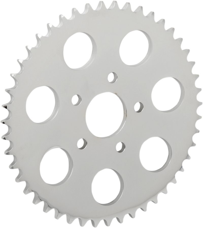 DRAG SPECIALTIES Replacement Steel Dished Rear Sprocket - 47 Tooth - Chrome - 0.23" Offset