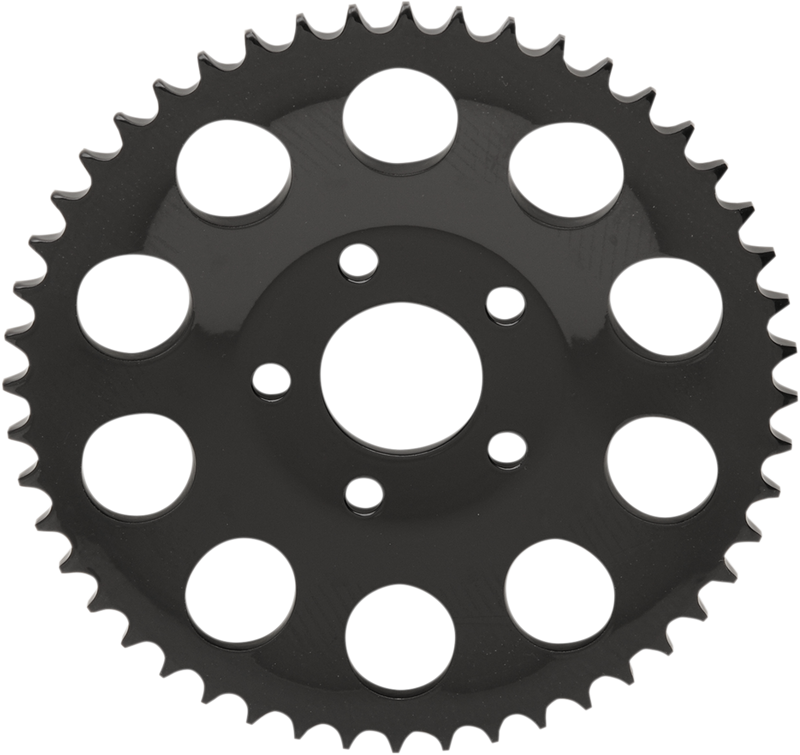 DRAG SPECIALTIES Replacement Steel Dished Rear Sprocket - 48 Tooth - Gloss Black - 0.46" Offset