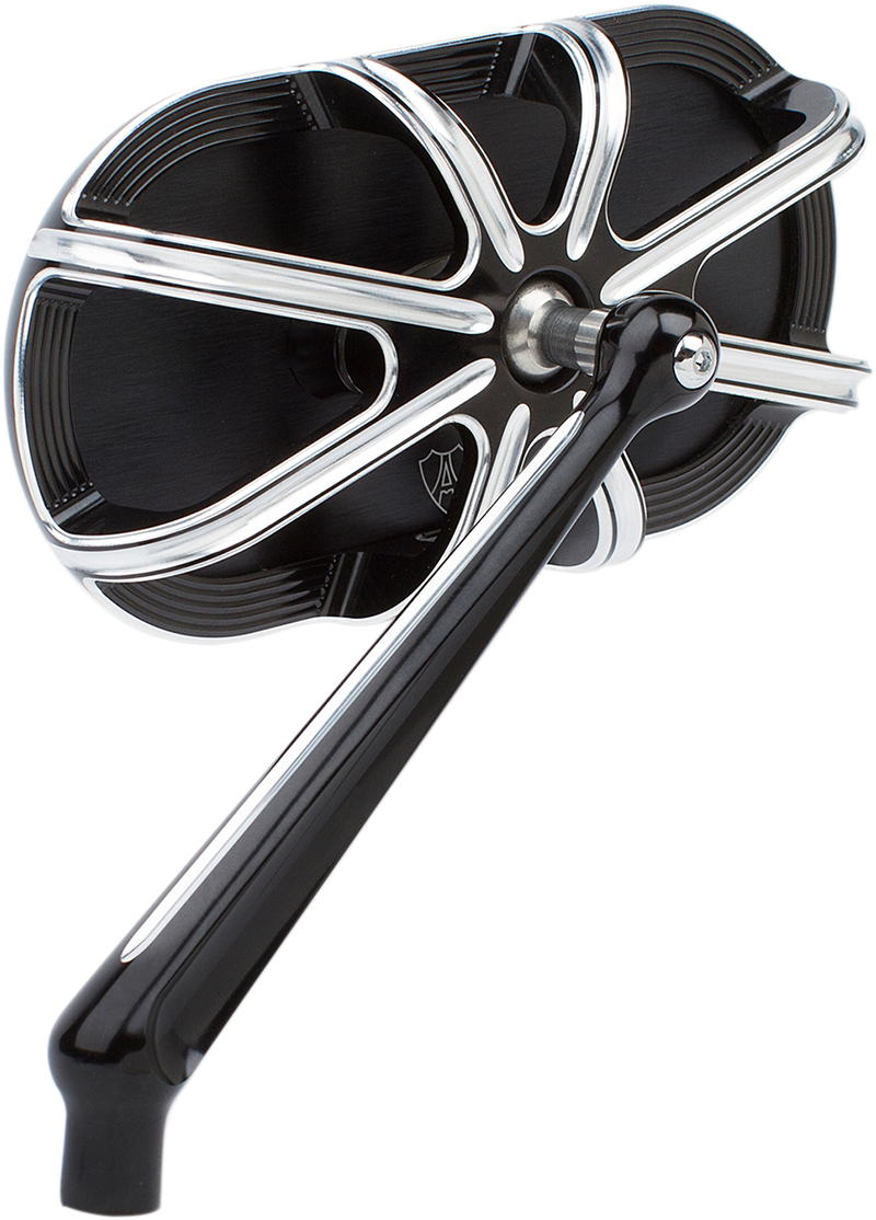 ARLEN NESS Mirror - Side View - Caged Series 10 Gauge - Black - Left